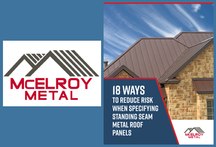 McElroy Metal Publishes E-Book On Specifying Standing Seam Metal Roofing