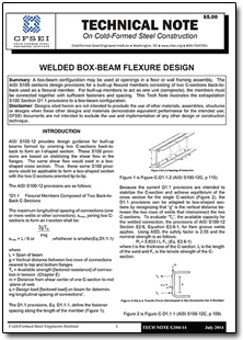 CFSEI-Welded-Box-Beam-Technical-Note