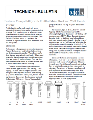 MCA-Technical-Bulletin-fasteners MCA-Technical-Bulletin-fasteners