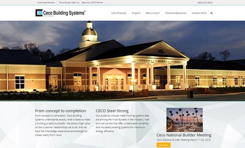 ceco-building-systems-website