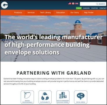 garland-website