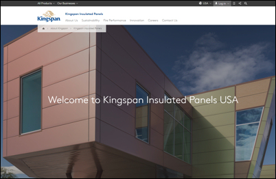 Kingspan-website