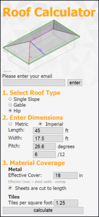 AppliCad Announces Availability Of Free Roof Calculator