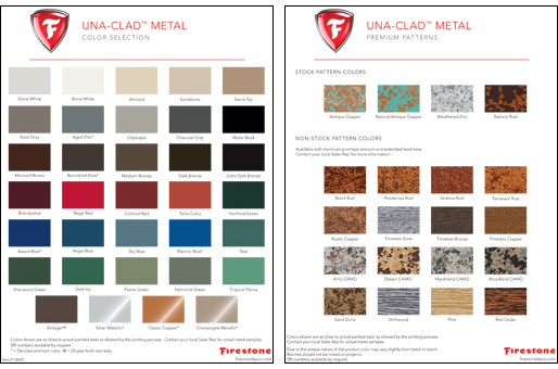 Firestone Metal Color Chart