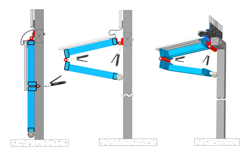 Schweiss Doors Introduces New Greaseable Bi Fold Door Hinge   Schweiss Greasable Hinge 