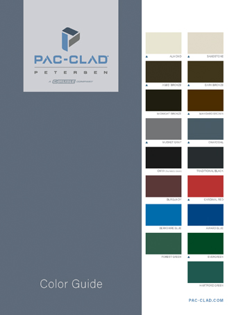 Petersen Updates Its PAC-CLAD Color Chart With New Colors, Gauges