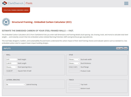 clarkdietrich-embodied-carbon-calculator