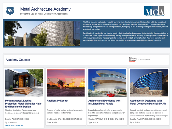 MCA-Metal-Architecture-Academy